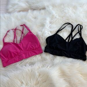 Target All-in-Motion Women's Pink and Black Bralette Set